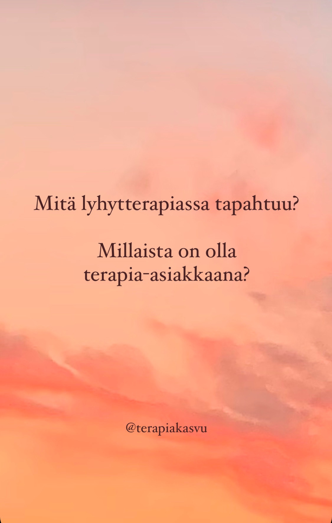 Kuva: Millaista on olla terapia-asiakkaana?